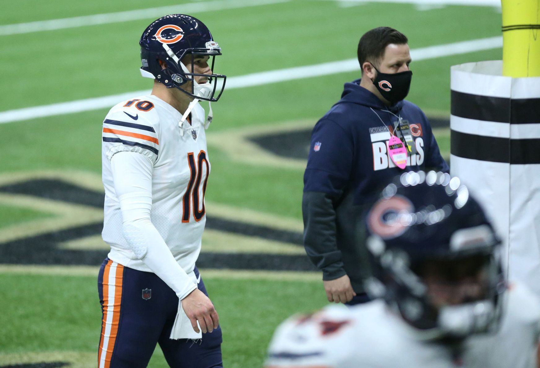 5. What happens with Nick Foles and Mitch Trubisky?